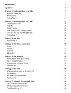 table of contents simple happy wellness strategies