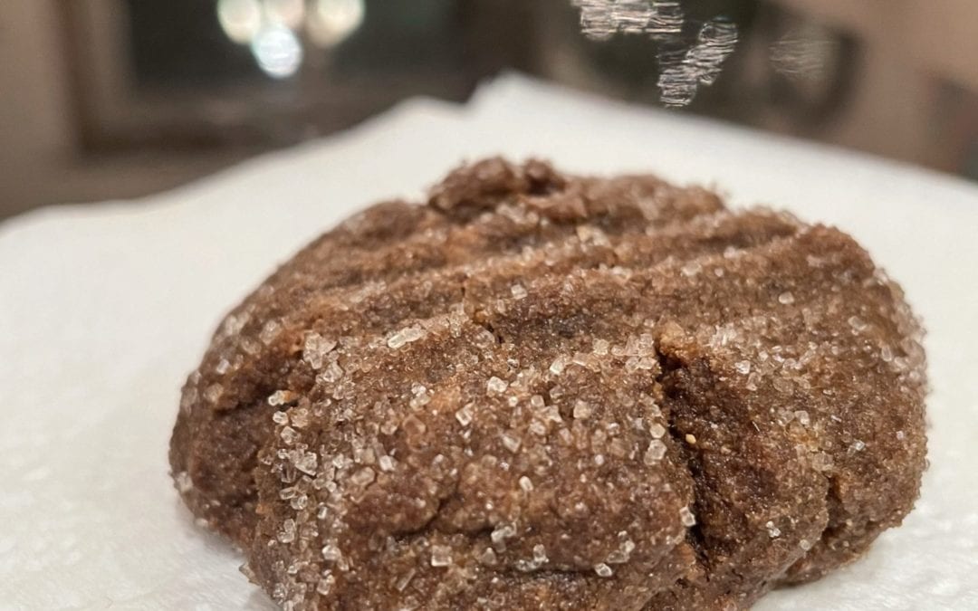 Gluten-free Molasses Cookies with Peanut Butter