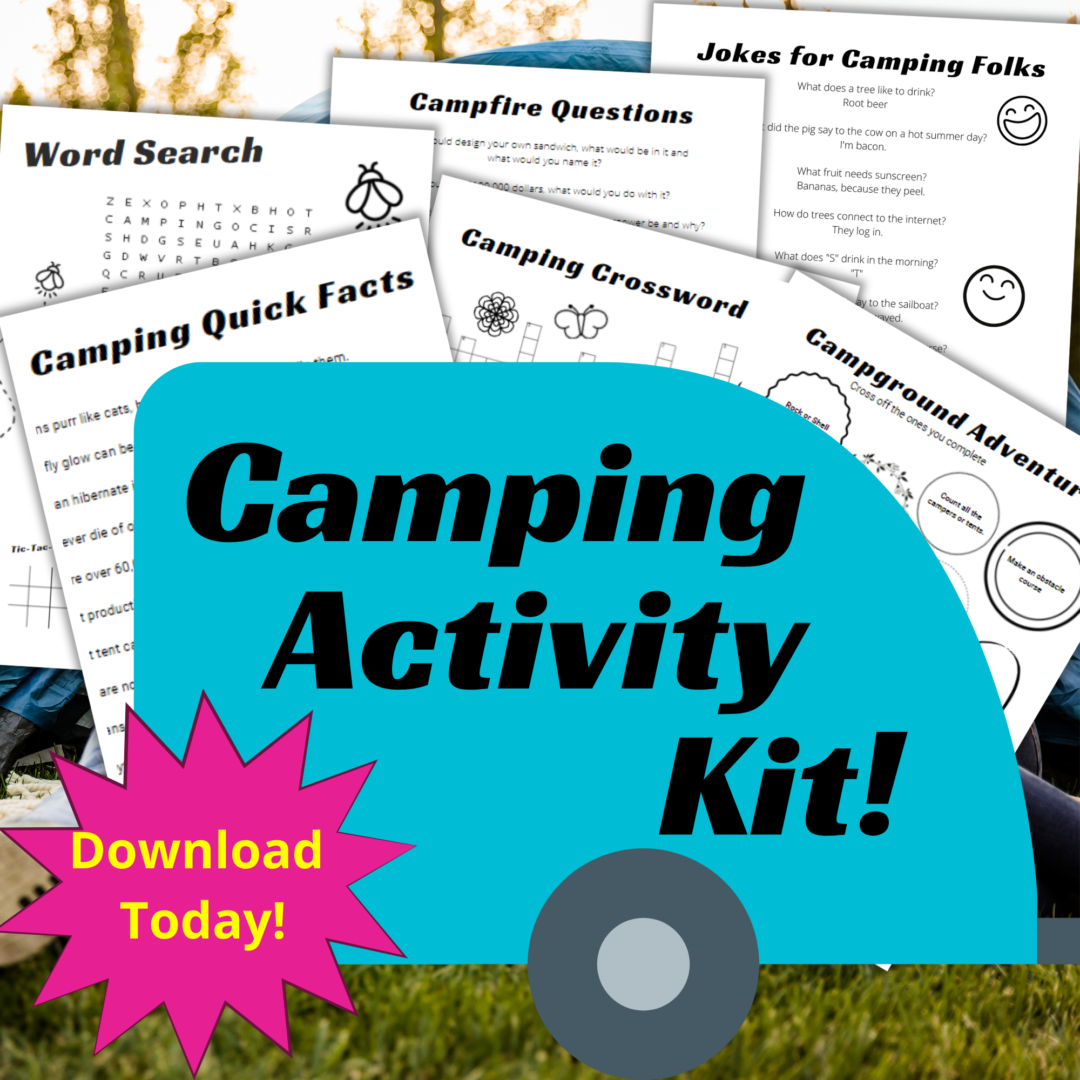 camping activity pages