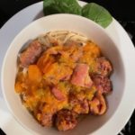 Pork stew with bacon