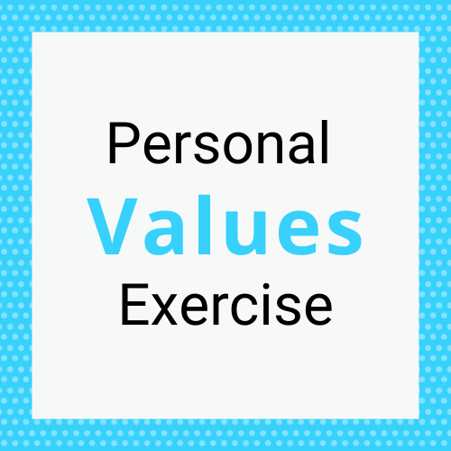 personal values exercise