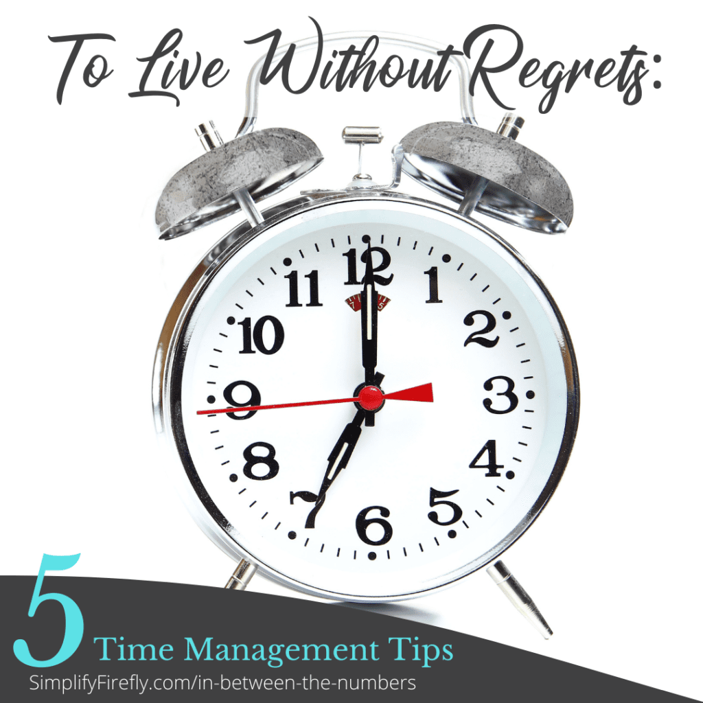 live without regrets alarm clock
