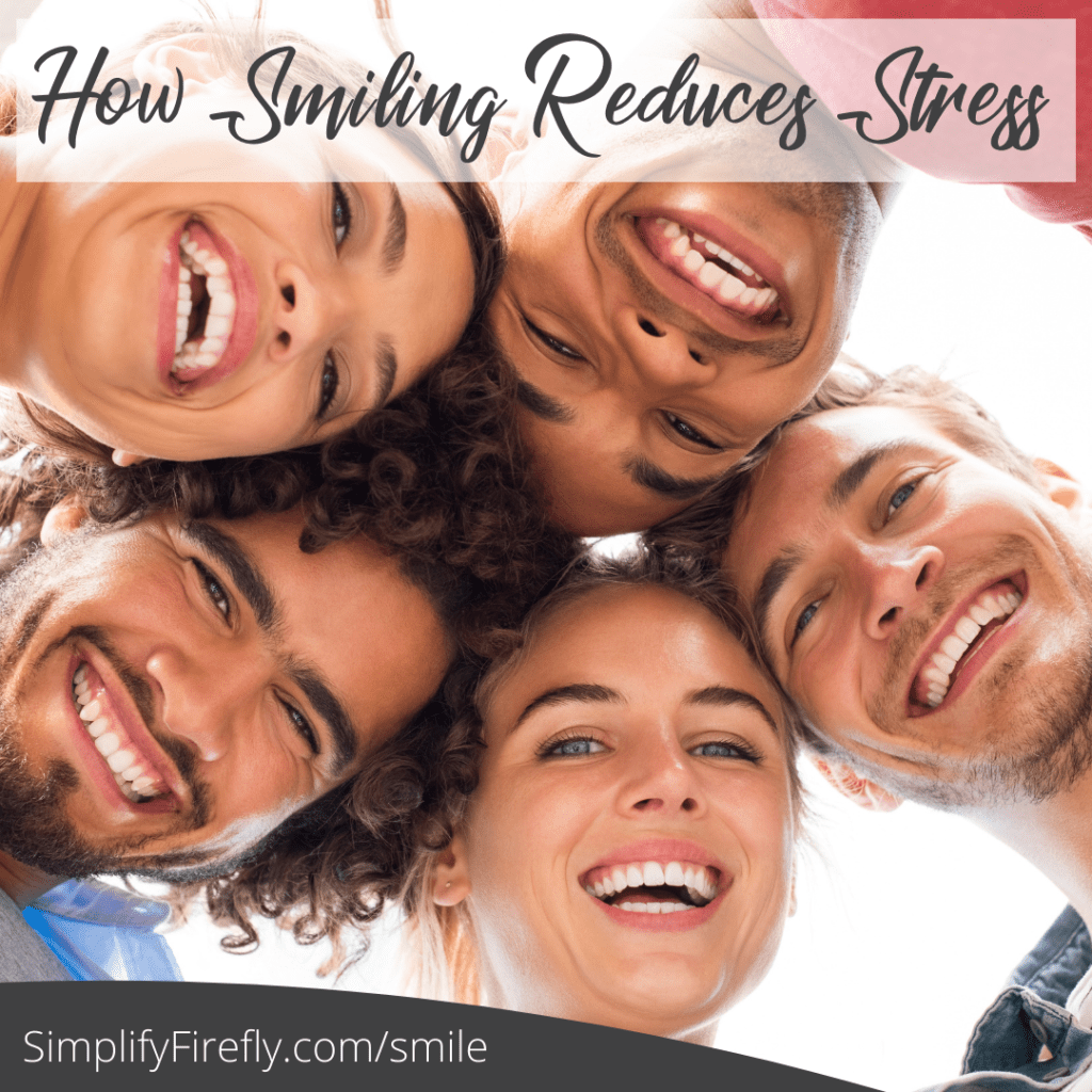 smiling reduces stress