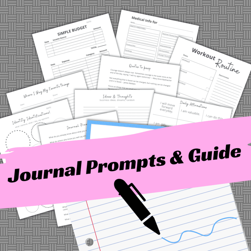 journal prompts & guide