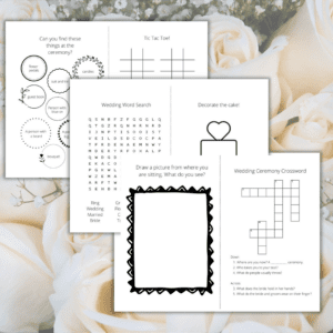 wedding puzzles and games for kids